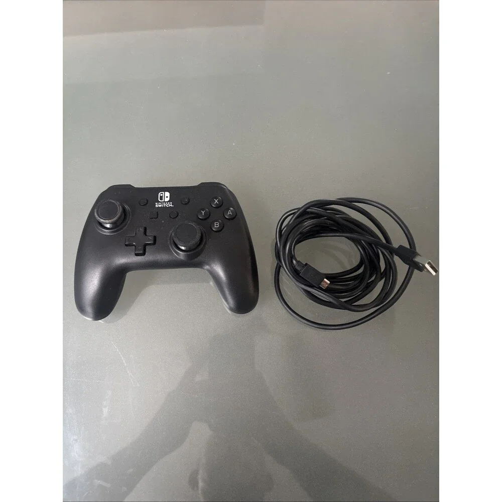 PowerA Ergonomic Wired USB Controller for Nintendo Switch, Black, 10ft Cable